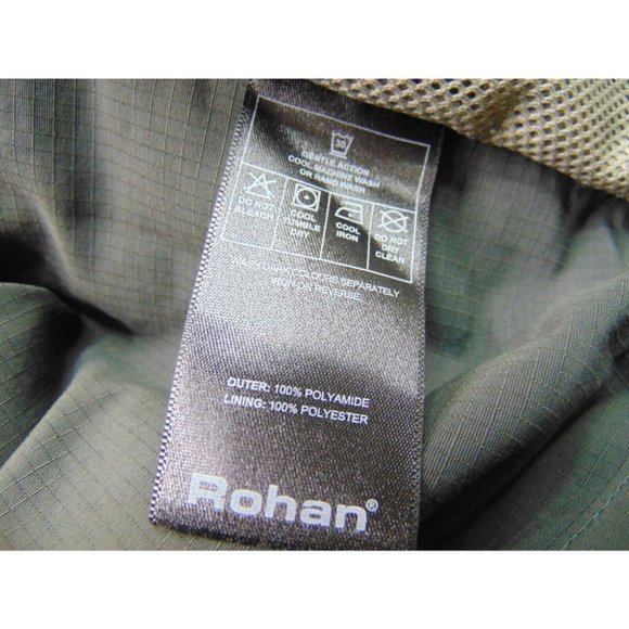 Rohan Men M Mesh Lined Windbreaker Jacket Gray Full Zip Outdoor Utility Work - Picture 5 of 8